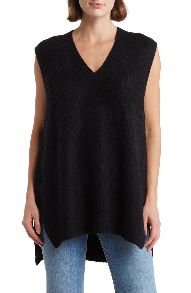 Vince Camuto Shaker Stitch Sweater Vest, Main, color, 
