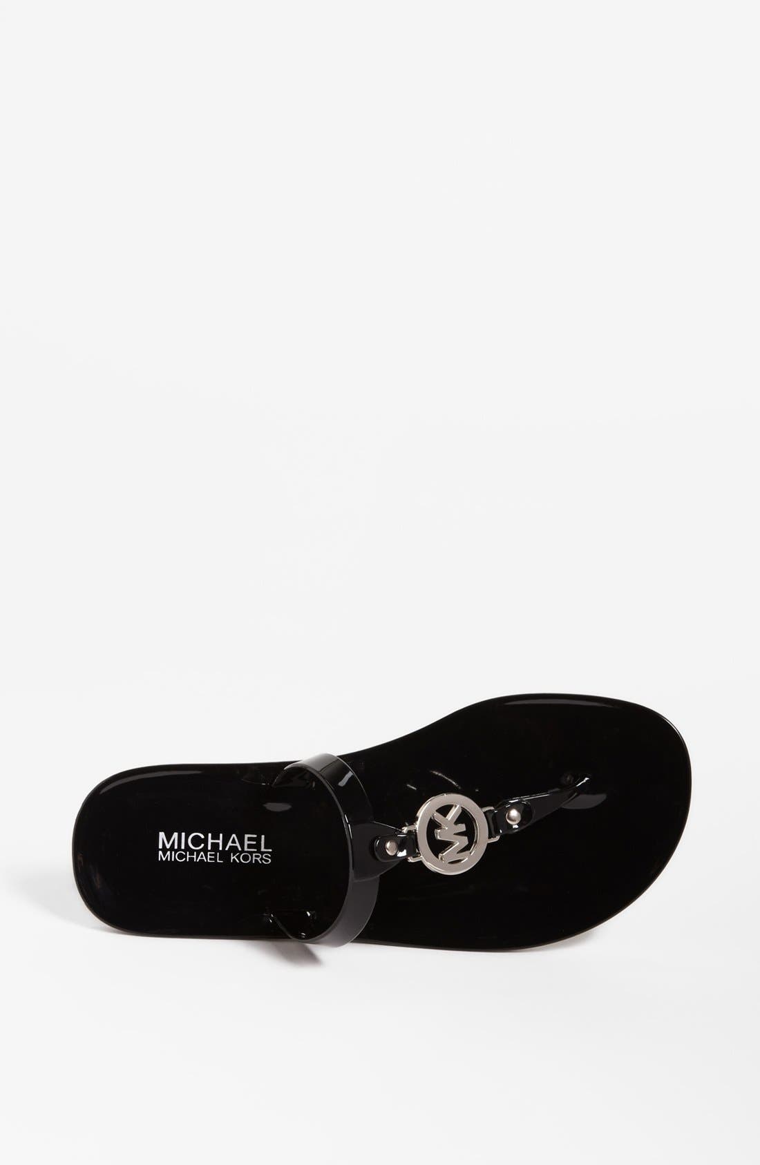 MICHAEL Michael Kors 'Sondra' Jelly Sandal, Alternate, color, 