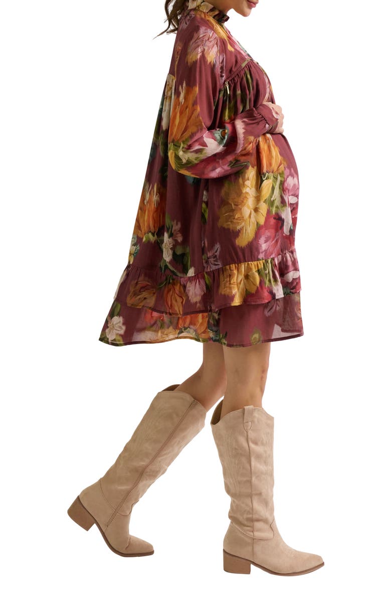 Cache Coeur Elisabeth Maternity & Nursing Dress, Alternate, color, Multicolor