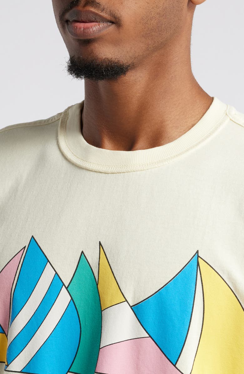 DIET STARTS MONDAY Sails Graphic T-Shirt, Alternate, color, Antique White