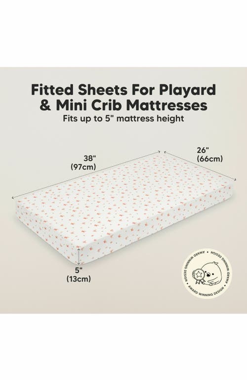 Keababies Soothe Fitted Mini Crib Sheet In Neutral