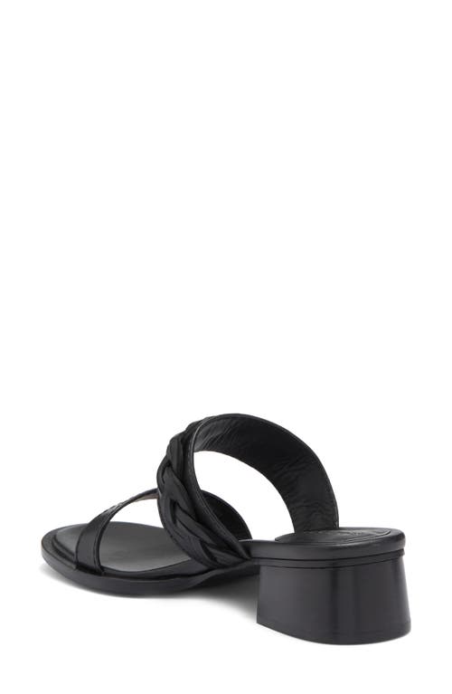 See By Chloé Braided Slide Sandal In Nero 999 Nero