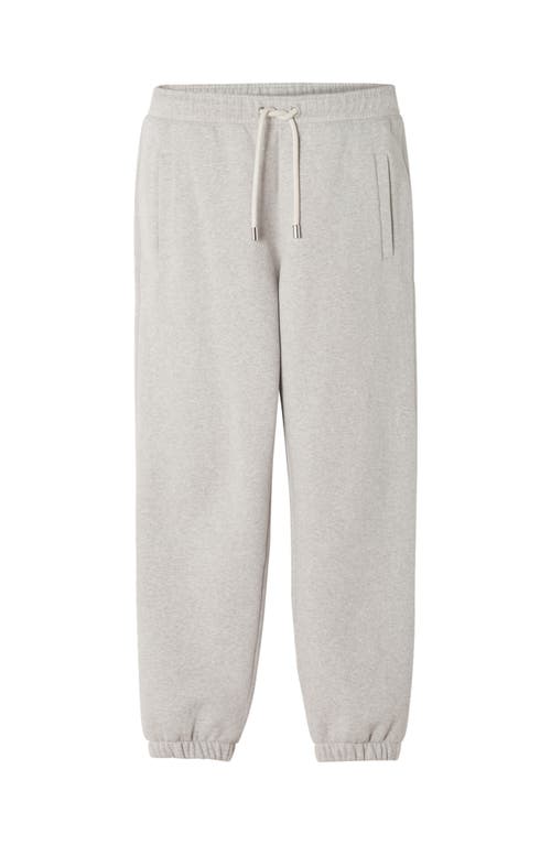 Lanvin Cotton Fleece And Cashmere Jogging Pants In Gray