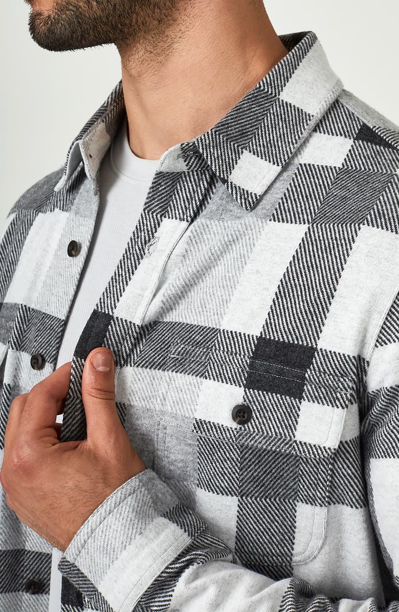 7 Diamonds Generations Plaid Button-Up Shirt, Alternate, color, Ecru