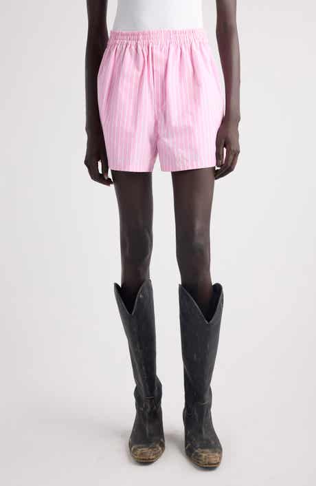 Stripe Cotton Poplin Boxer Shorts