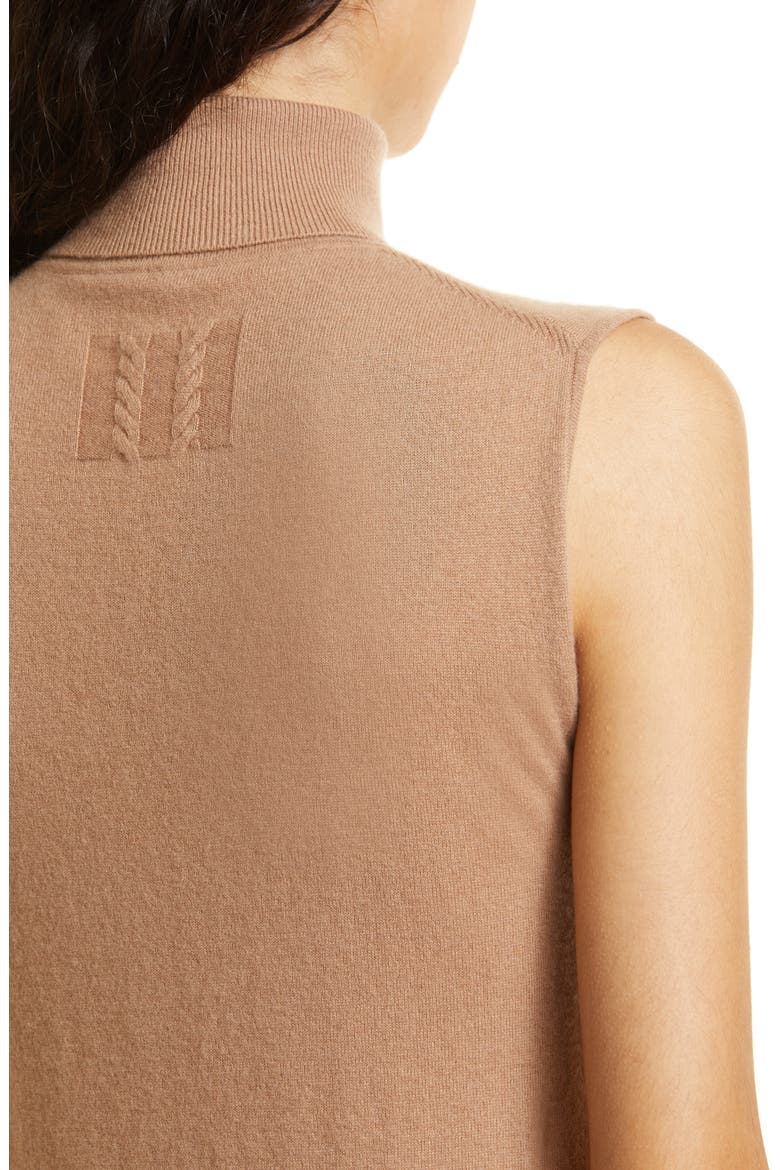 Ramsey Sleeveless Cashmere Sweater, Alternate, color, CAMEL
