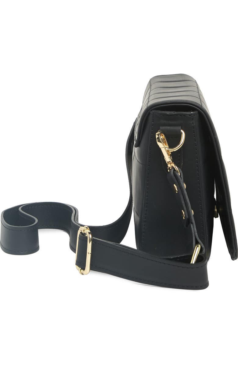 ANNA LUCHINI Square Quilt Leather Shoulder Bag, Alternate, color,