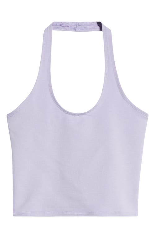 Florence By Mills Terry Halter Crop Top In Millie Lavender