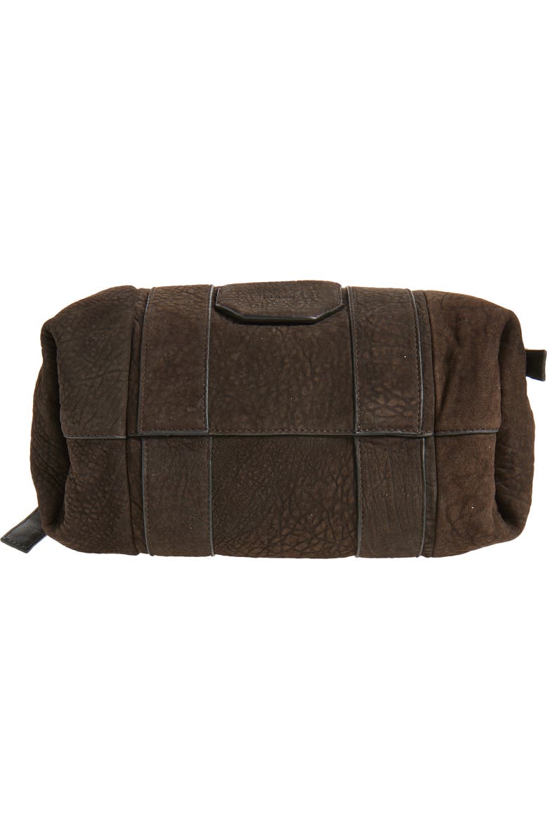 AllSaints Medium Ares Grain Leather Crossbody Bag, Alternate, color, Catrame Brown