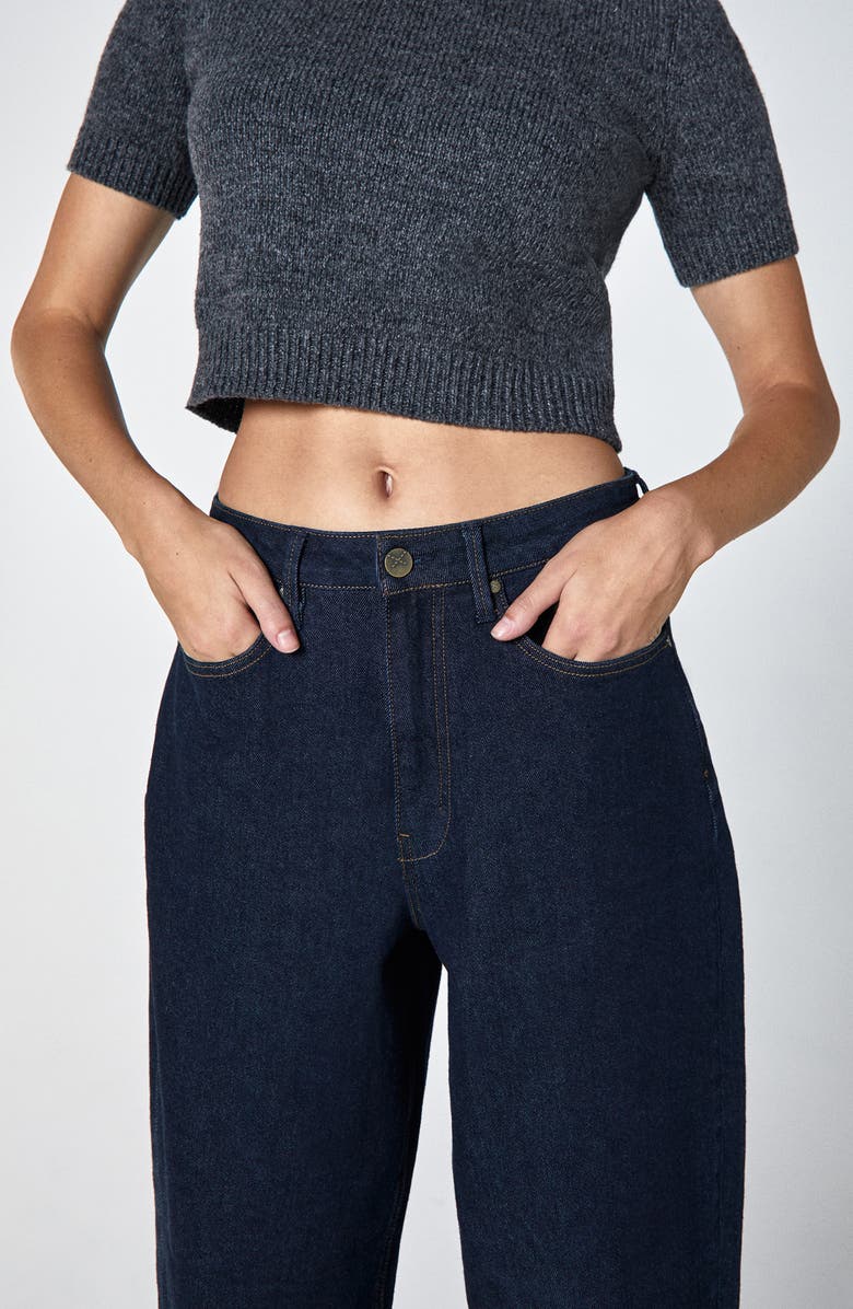 Unpublished Taylor Barrel Leg Jeans, Alternate, color, 