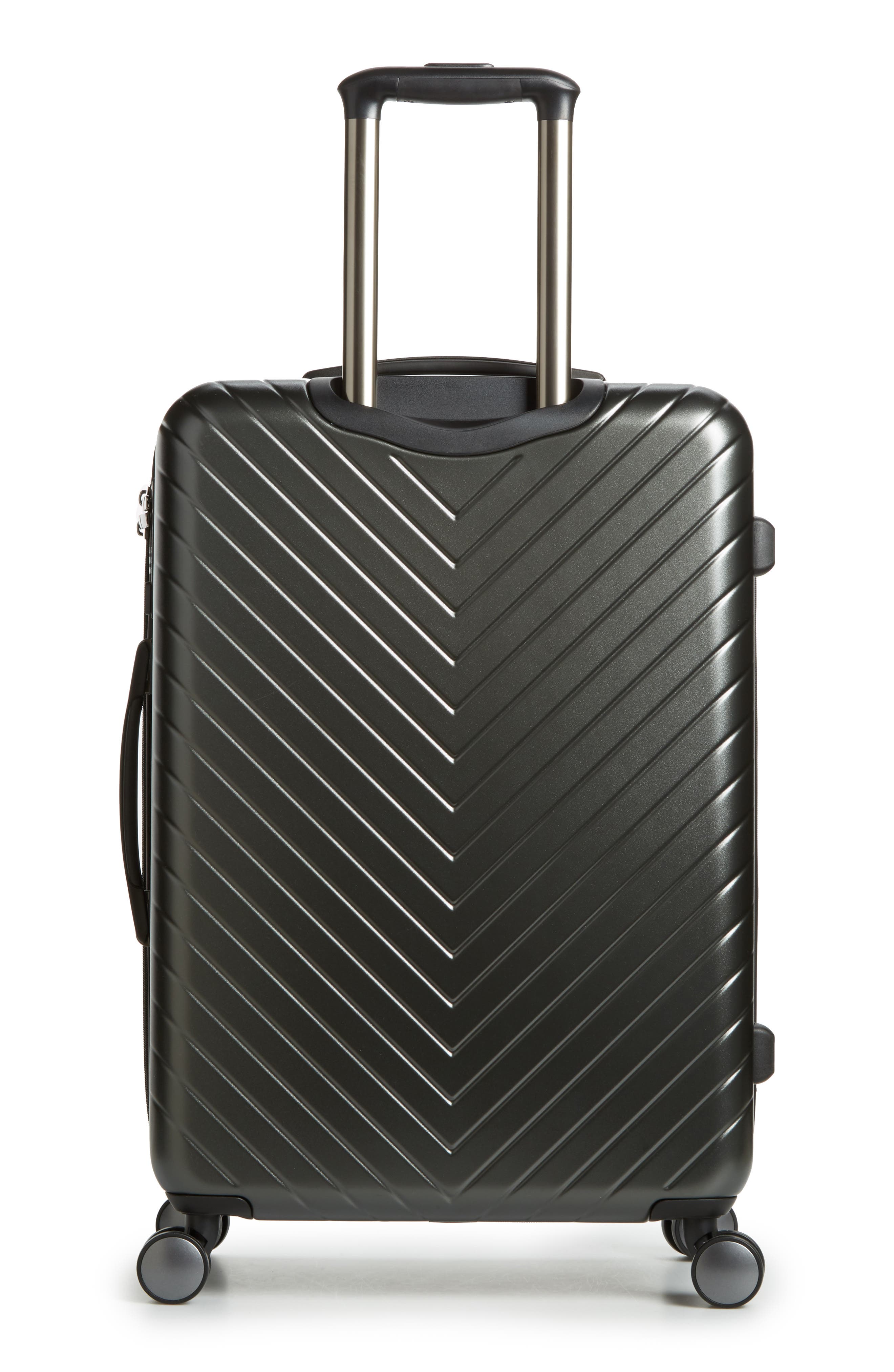 Nordstrom Chevron 25-Inch Spinner Suitcase, Alternate, color, 