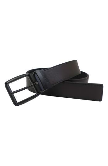 Boconi Reversible Leather Belt In Brown