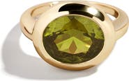 BaubleBar Birthstone Oval Cubic Zirconia Ring