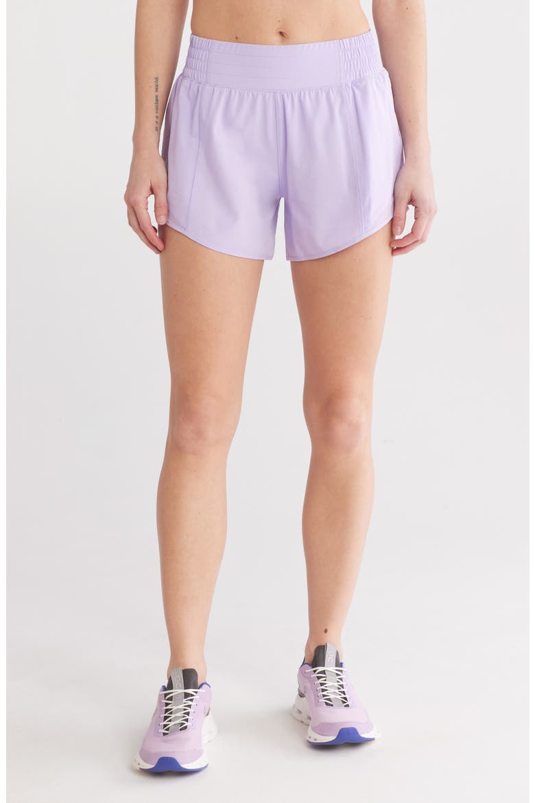 Mesh Woven Shorts, Main, color, ELECTRIC LAVENDER