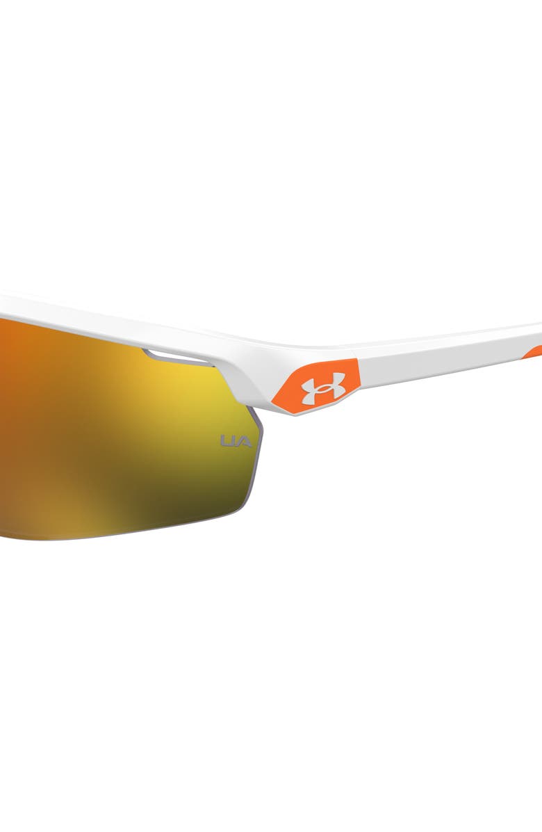 Under Armour 99mm Gradient Mask Sunglasses, Alternate, color,