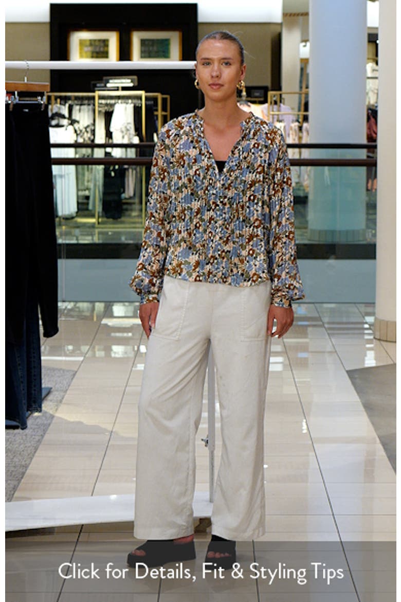 Linds Pleated Silk Top video
