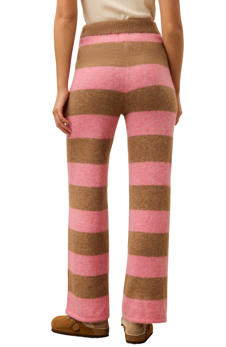 Faherty Apres Stripe Pants, Alternate, color, Pink Spritz
