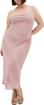 City Chic Floss Cowl Neck Slipdress