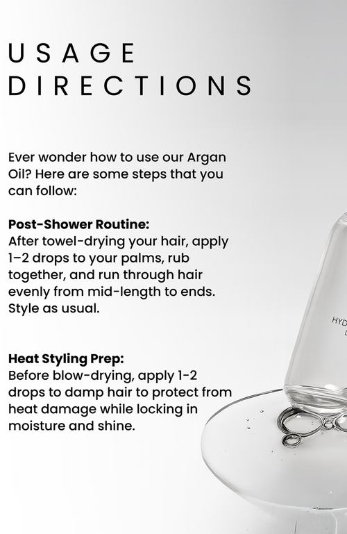 Forte Series Hydrating Argan Oil In White