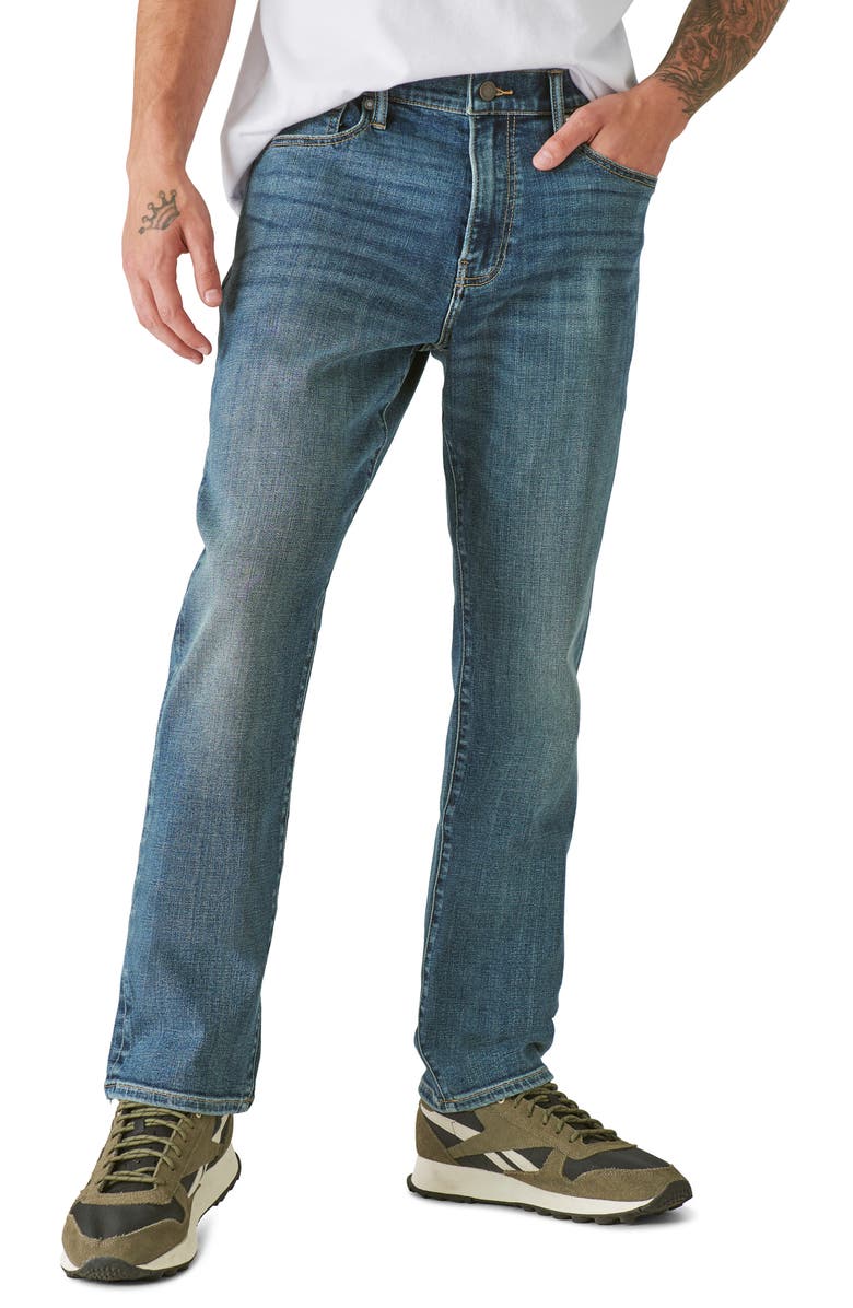 Lucky Brand CoolMax<sup>®</sup> 410 Athletic Straight Leg Jeans, Main, color,