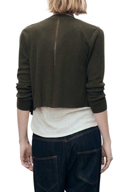 Mango Open Front Cardigan