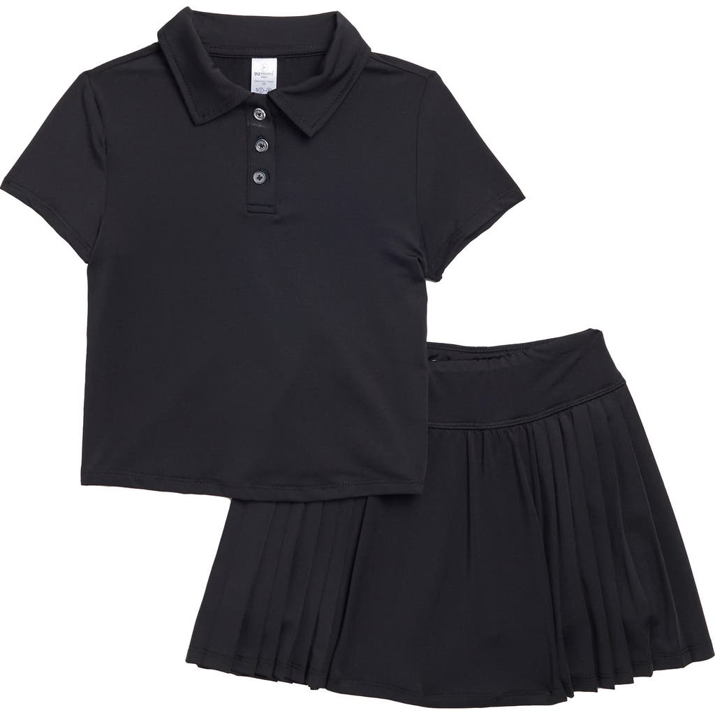 90 DEGREE BY REFLEX 90 DEGREE BY REFLEX KIDS' POLO & SKORT SET