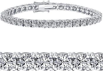 10Ct Diamond Tennis Bracelet 14k White Gold Lab Grown 7"