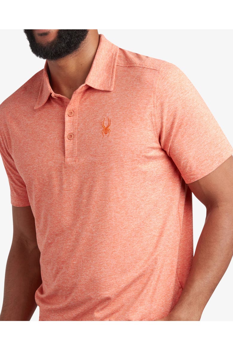 Men Short Sleeve Polo Jersey, Alternate, color, Burnt orange