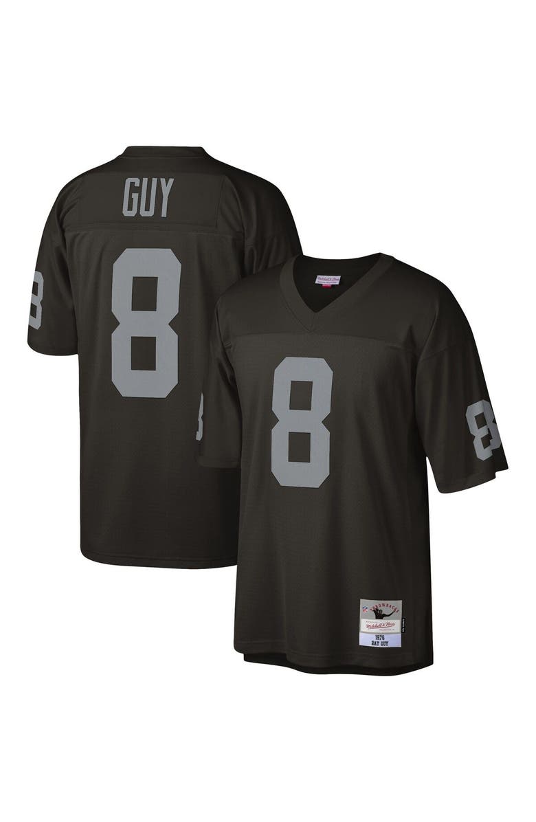 Mitchell & Ness Men's Mitchell & Ness Ray Guy Black Las Vegas Raiders Legacy Replica Jersey, Alternate, color, Black