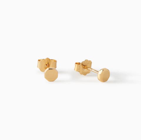 The Penny Mini Octogan Stud Earrings