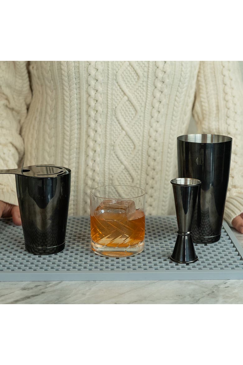 4-Piece Craft Bar Set, Black, Alternate, color, Black