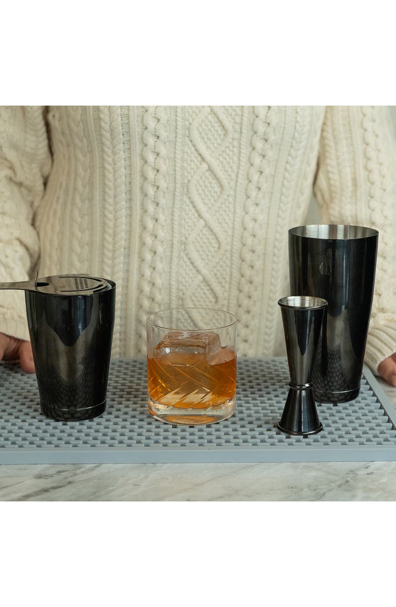 A Bar Above 4-Piece Craft Bar Set, Black, Alternate, color, Black