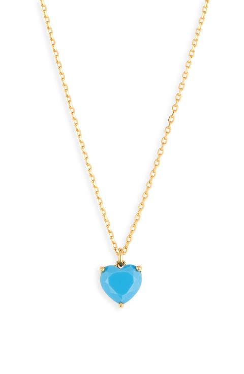 my love birthstone heart pendant necklace