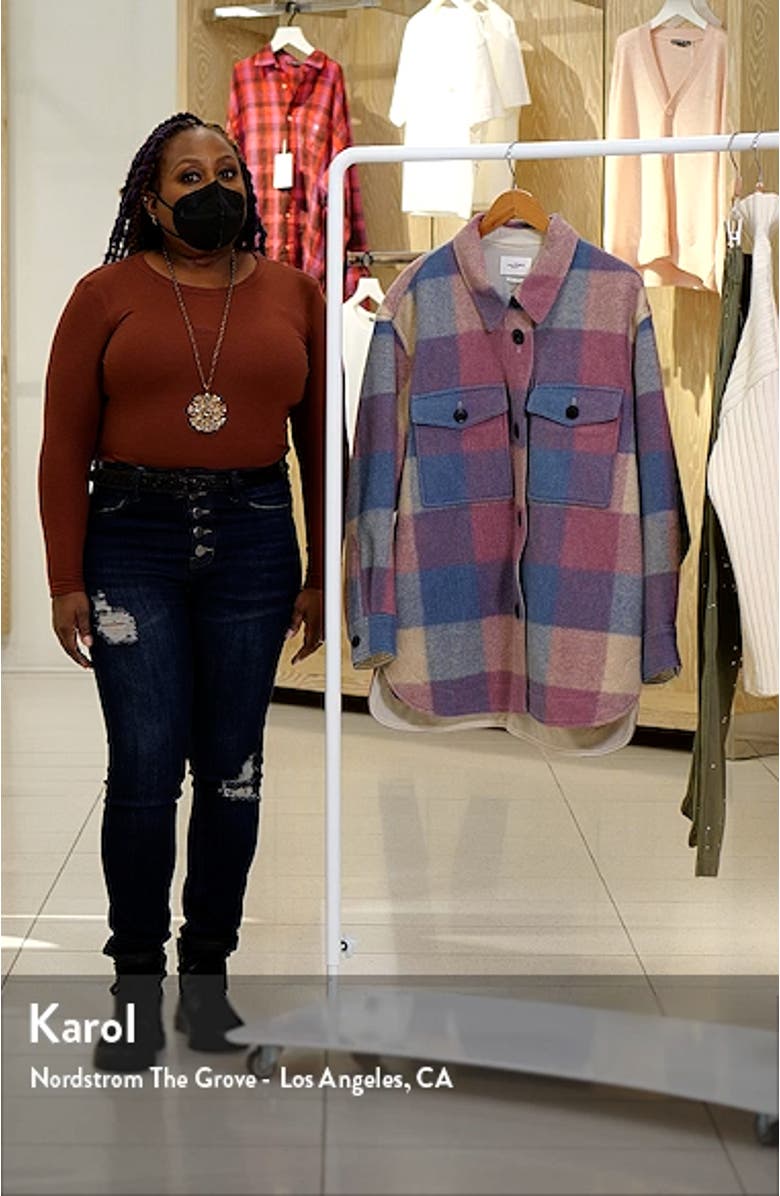 Harveli Buffalo Check Shirt Jacket, sales video thumbnail