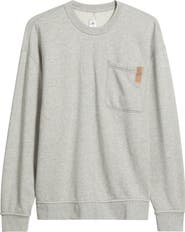 Lunya Reversible Cotton Blend Lounge Sweatshirt