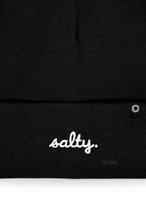 Dalix Salty Beanie Cap In Black