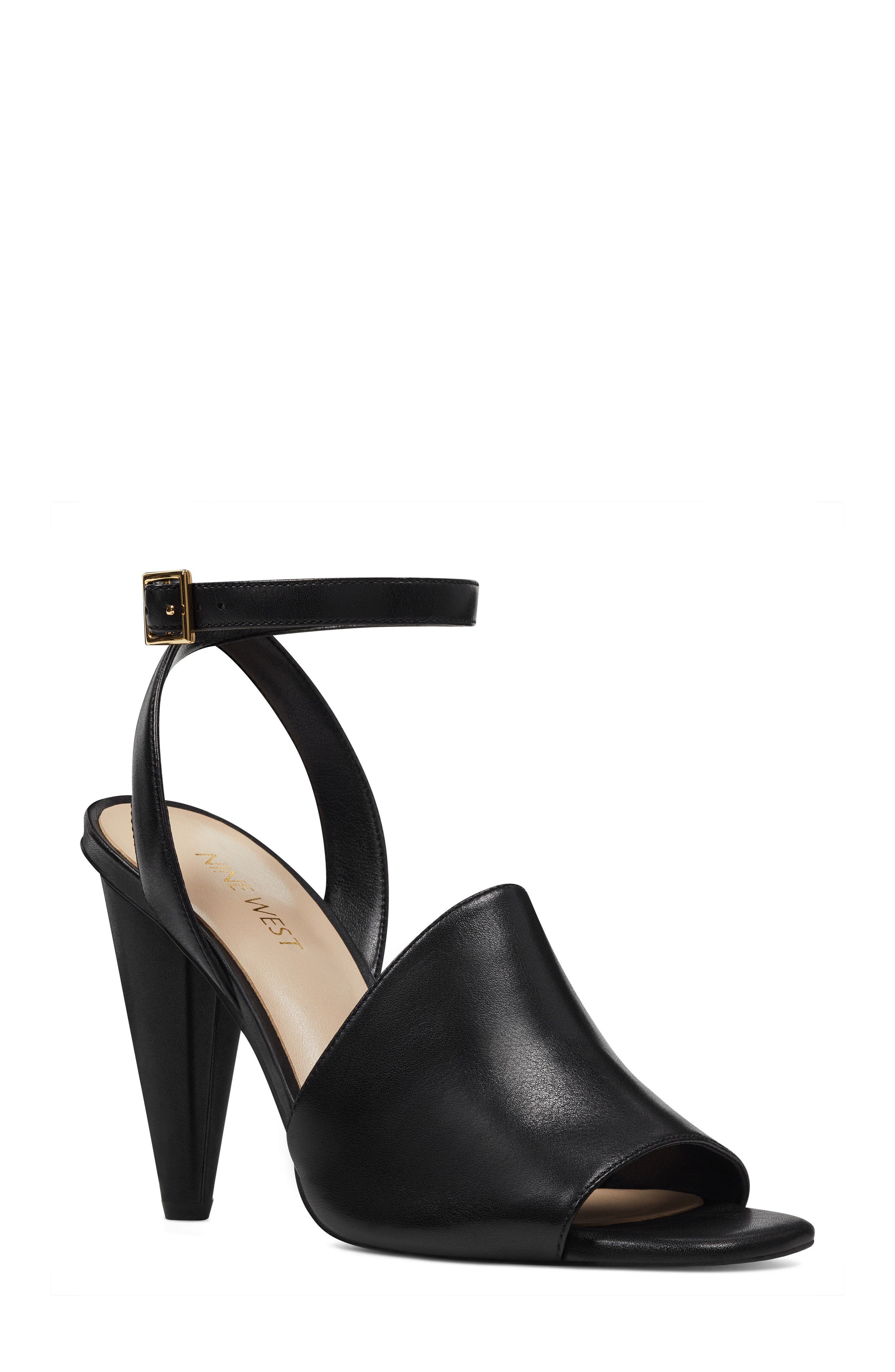 Nine West Quilty Ankle Strap Sandal, Main, color, 