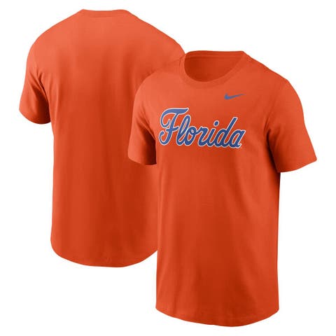 Men's Nike Orange Florida Gators Baseball Wordmark T-Shirt