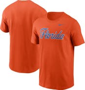 Nike Men's Nike Orange Florida Gators Baseball Wordmark T-Shirt