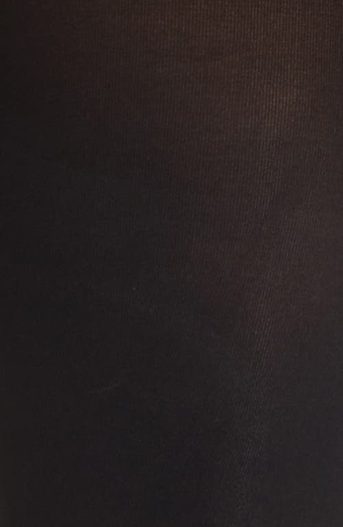 Hue Yoga Waist Opaque Tights In Black