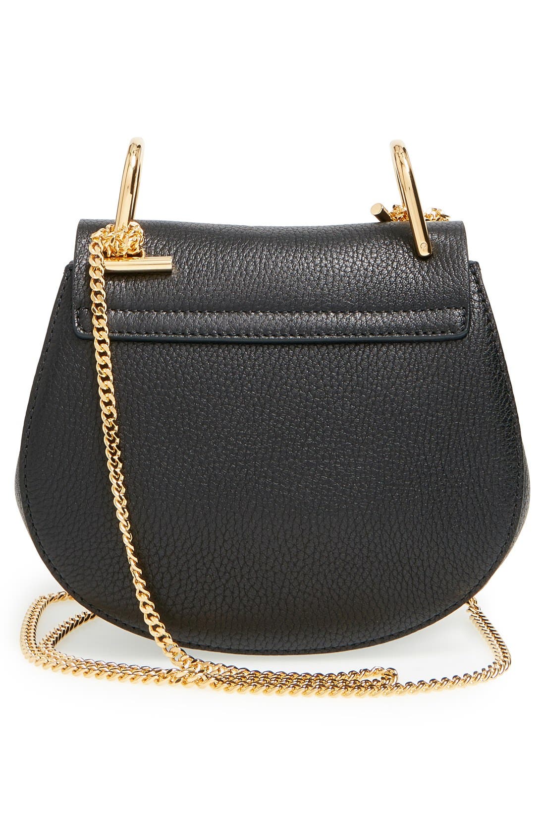 Chloé 'Mini Drew' Leather Shoulder Bag, Alternate, color, 
