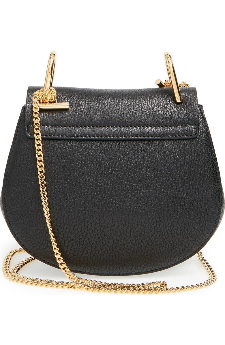 Chloé 'Mini Drew' Leather Shoulder Bag, Alternate, color,
