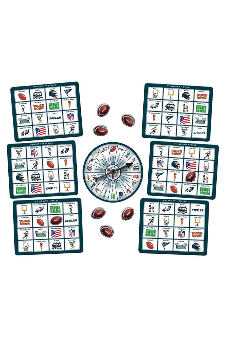 Philadelphia Eagles NFL Bingo Game, Alternate, color, Multicolor