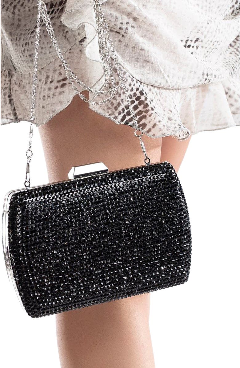 Forever & Always Shoes Francisca Clutch Evening Purse, Alternate, color,