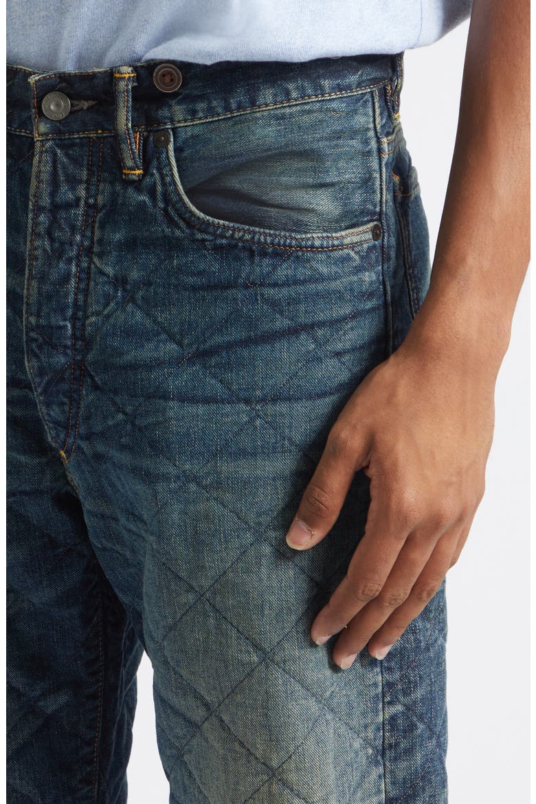Topstitched Slim Fit Jeans, Alternate, color, RIDGEWOOD WASH