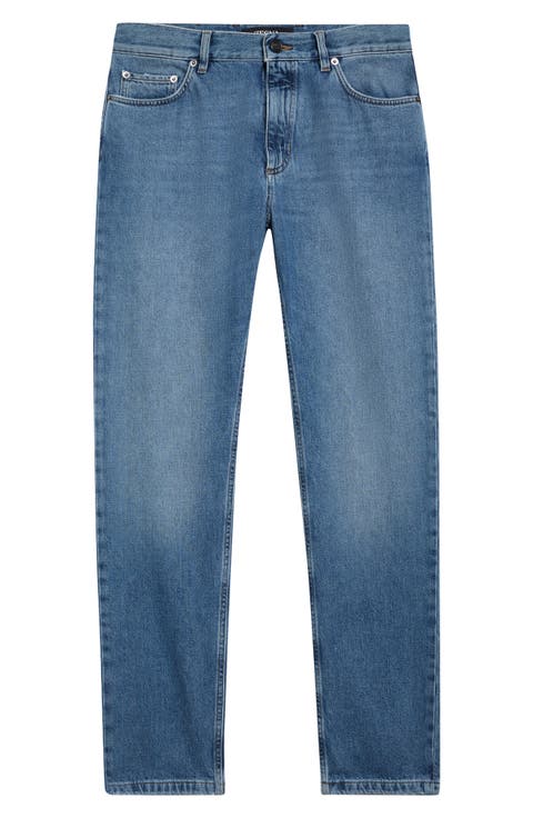 Cotton Roccia Straight Leg Jeans