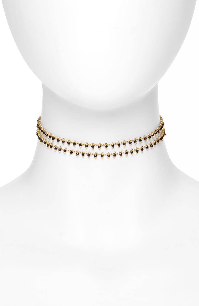 Madewell Beadlink Choker Necklace, Main, color, 