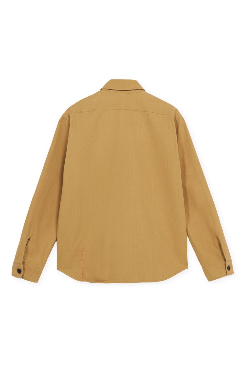 Kenny Cotton Overshirt, Alternate, color, CAMEL