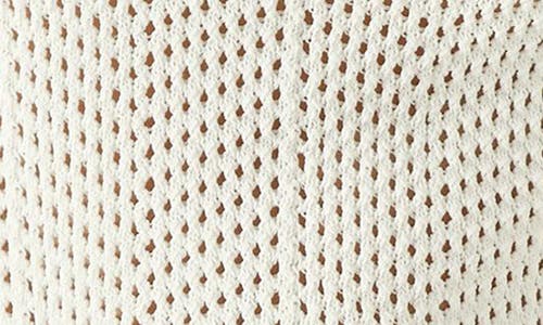 Lk Bennett Ava Open Stitch Sleeveless Cotton Blend Sweater In White