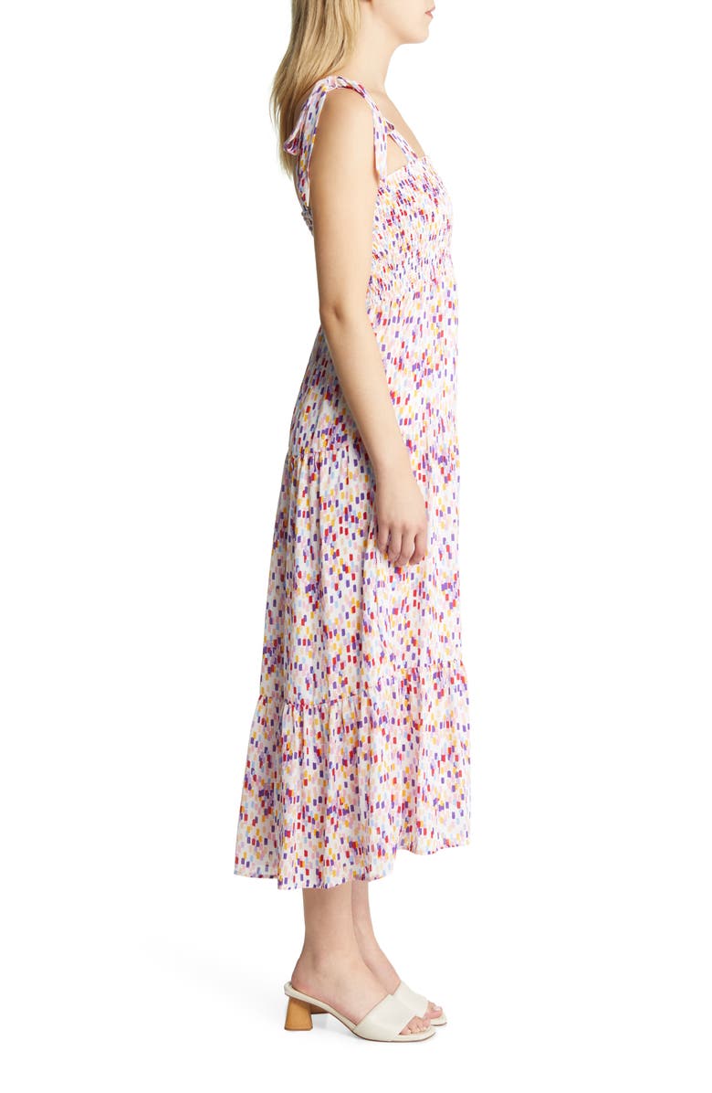 Sam Edelman Confetti Smocked Bodice Maxi Sundress, Alternate, color, 